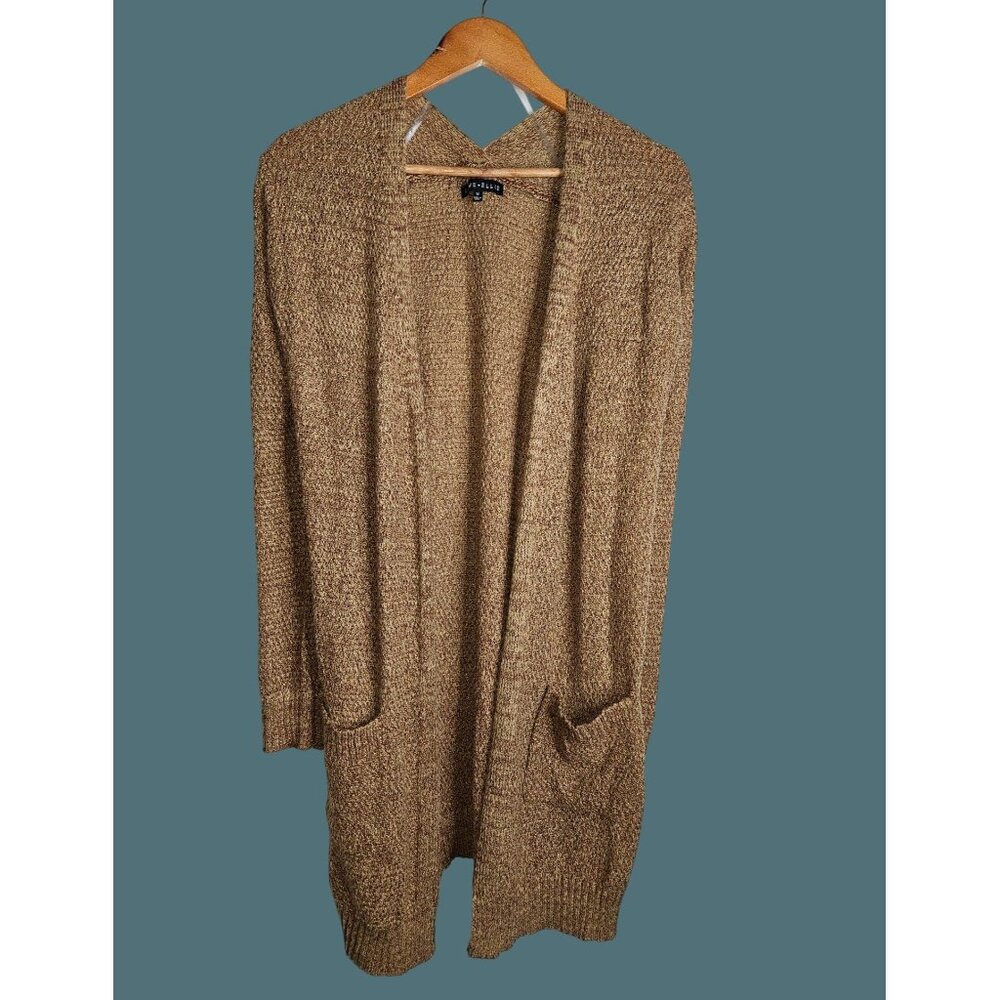 Love Ellie Long Open Front Cardigan With Pockets Women Size M - Picture 2 of 7